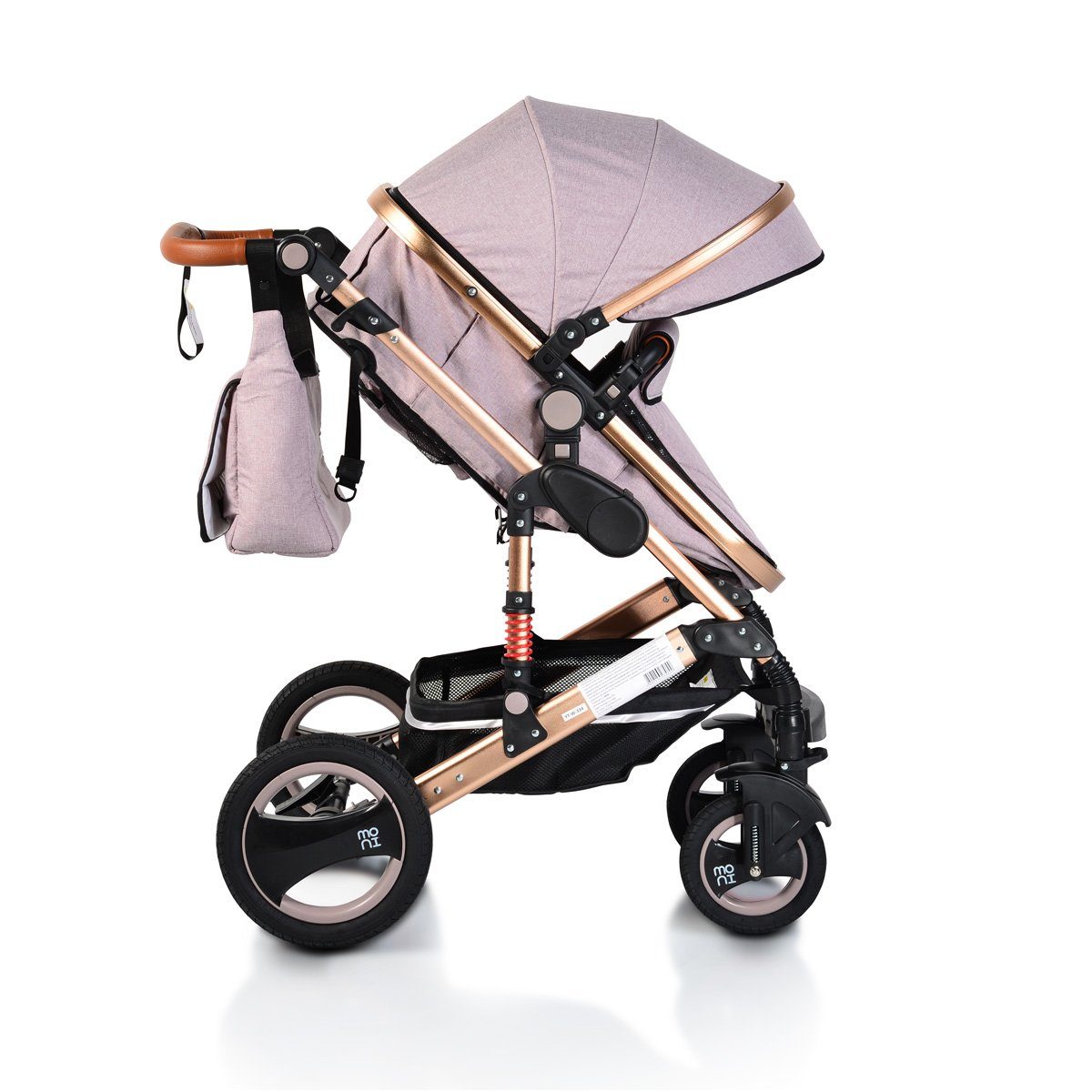 Moni Kombi-Kinderwagen Kinderwagen Gala, Tragetasche Sportsitz umbaubar Wickeltasche Sitz umkehrbar
