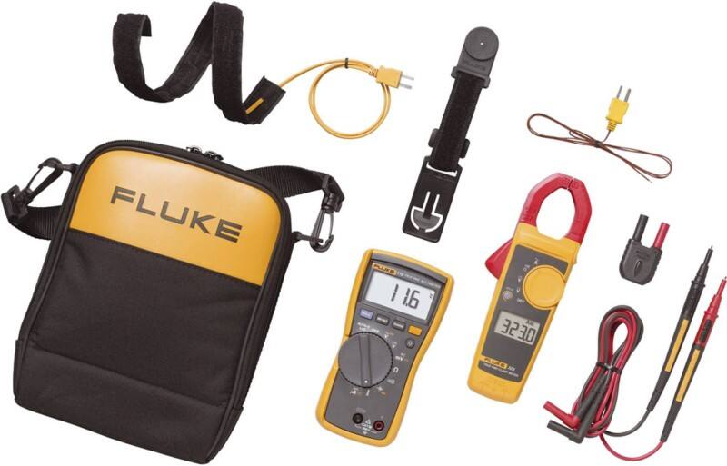 Fluke Tragbares Multimeter 4296029 Stromversorgung: Batterie Test Typ: Spannung, Strom, Widerstand, Frequenz, Kapazität, Temperatur