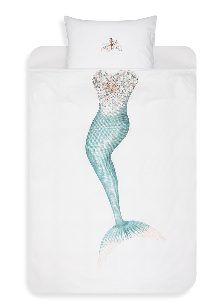 Snurk Mermaid cotton children's duvet cover set 160TC - including pillowcases