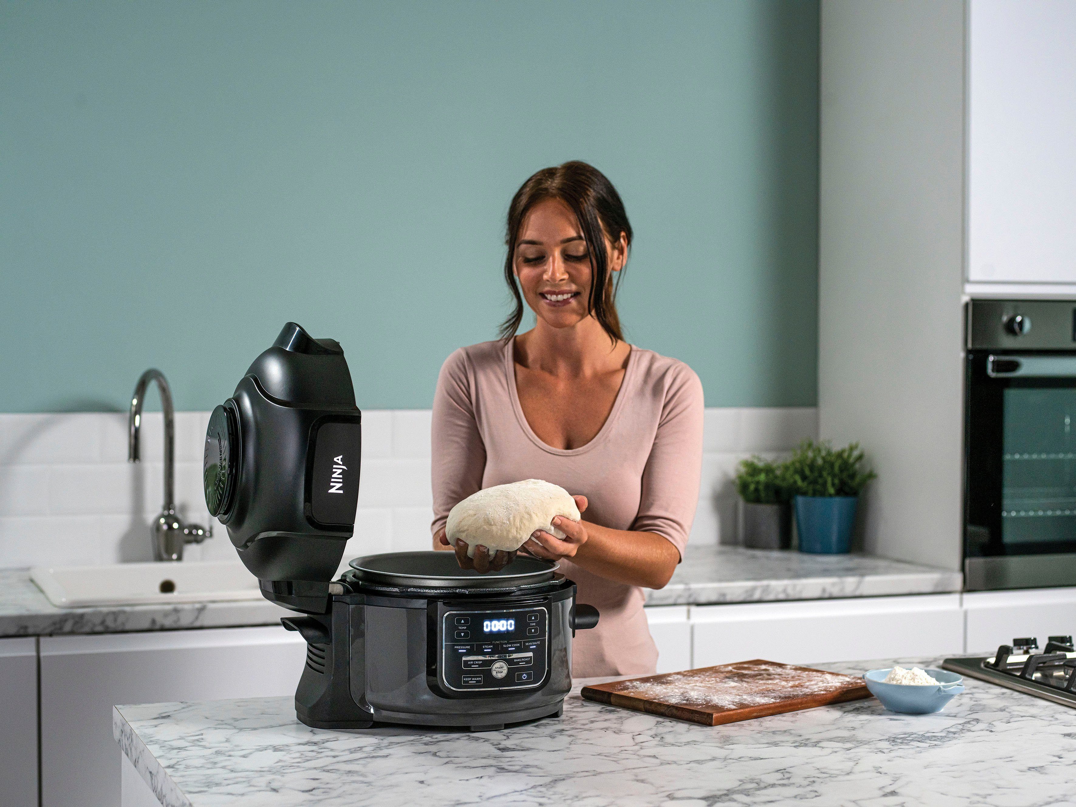 NINJA Multikocher Foodi MINI OP100EU, 1460 W, 4,7 l Schüssel
