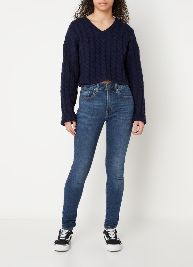 Levi's 721 High Rise Skinny Blue Wave