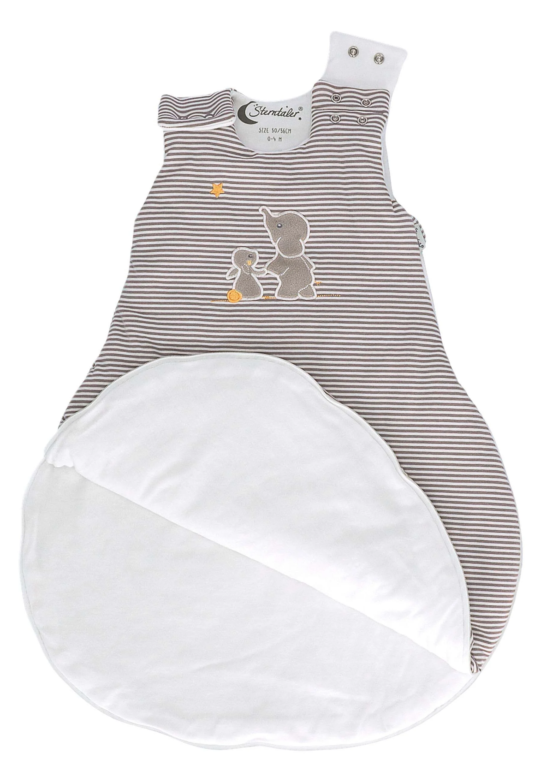 Baby-Schlafsack 50/56 Elefant Eddy, Beige 3,50 TOG