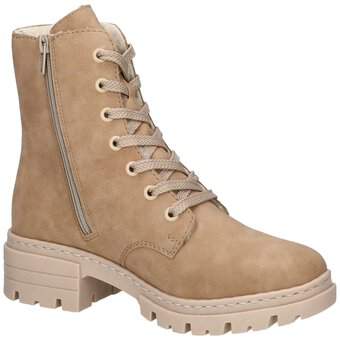 Rieker Schnürstiefelette in beige