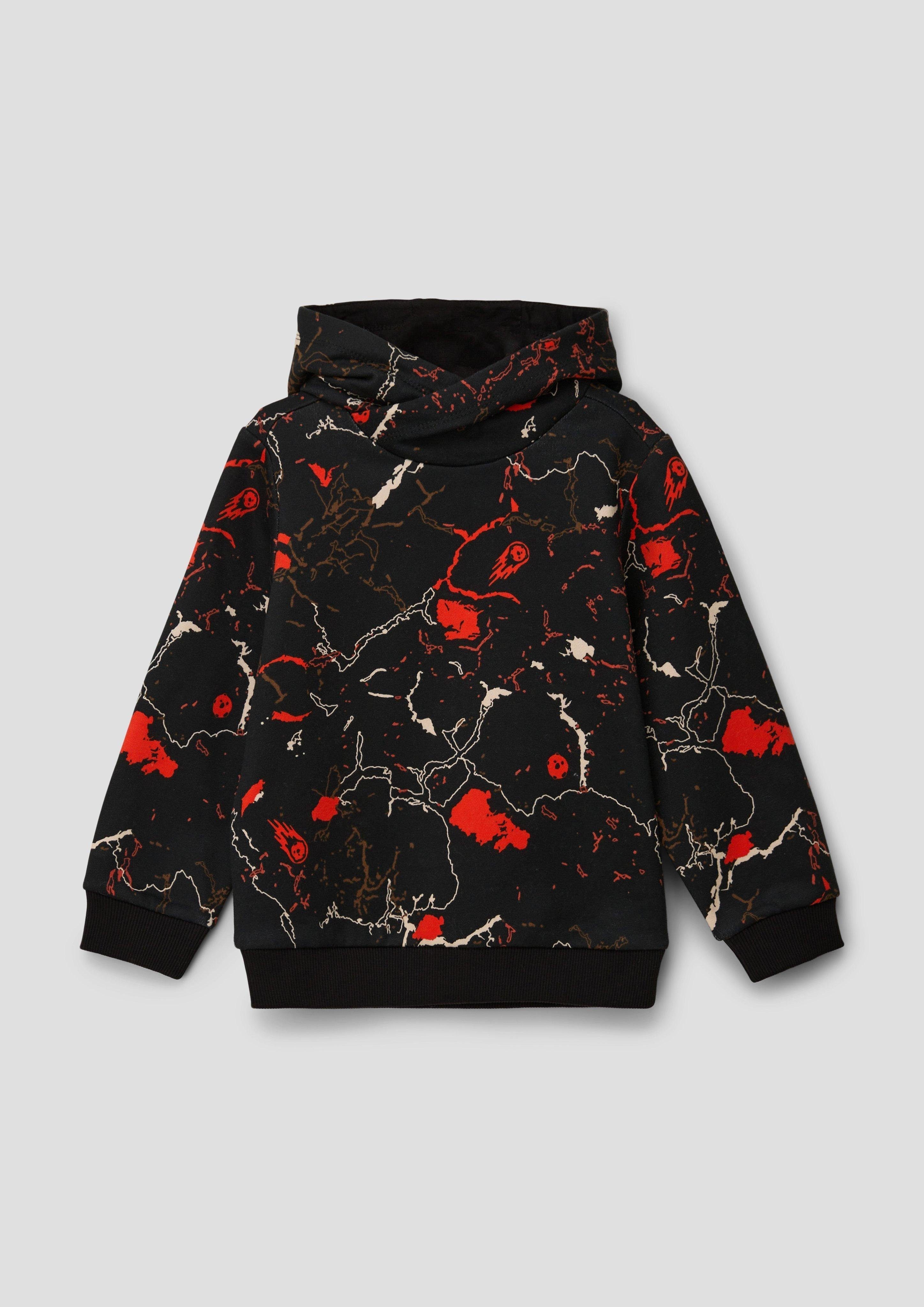 s.Oliver Sweatshirt Sweatshirt mit weicher Innenseite