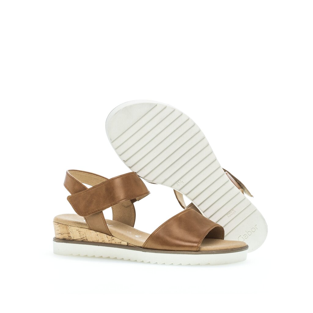 Gabor comfort Keilsandalette braun