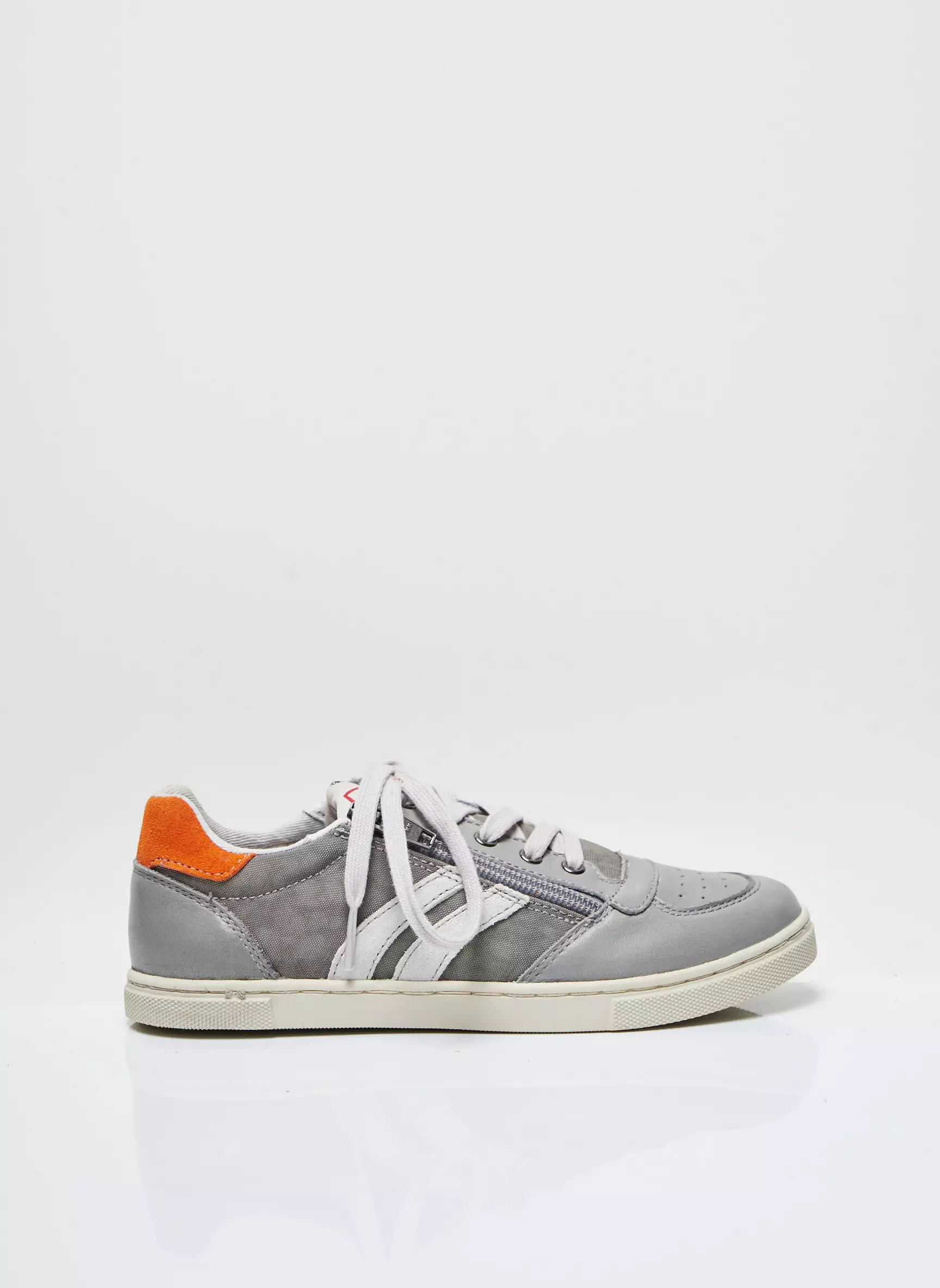 Palladium Baskets Garcon couleur gris