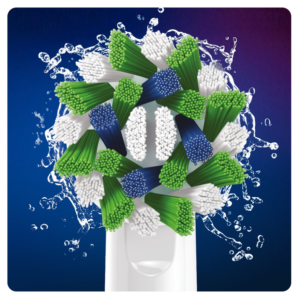oral-b Oral-B CrossAction Brossette Avec CleanMaximiser, 6 Brossettes De Rechange