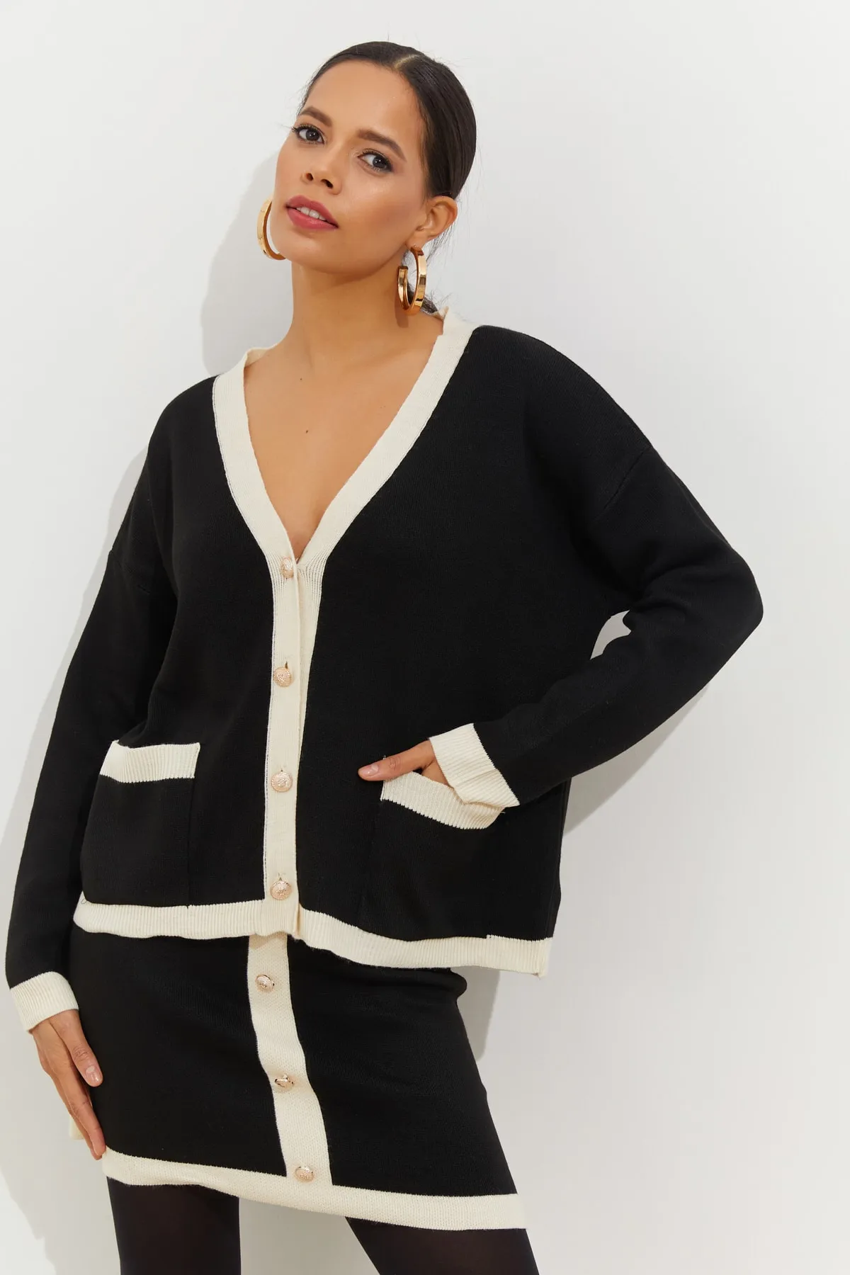 Cool & Sexy  Zweiteiler - Schwarz - Regular Fit