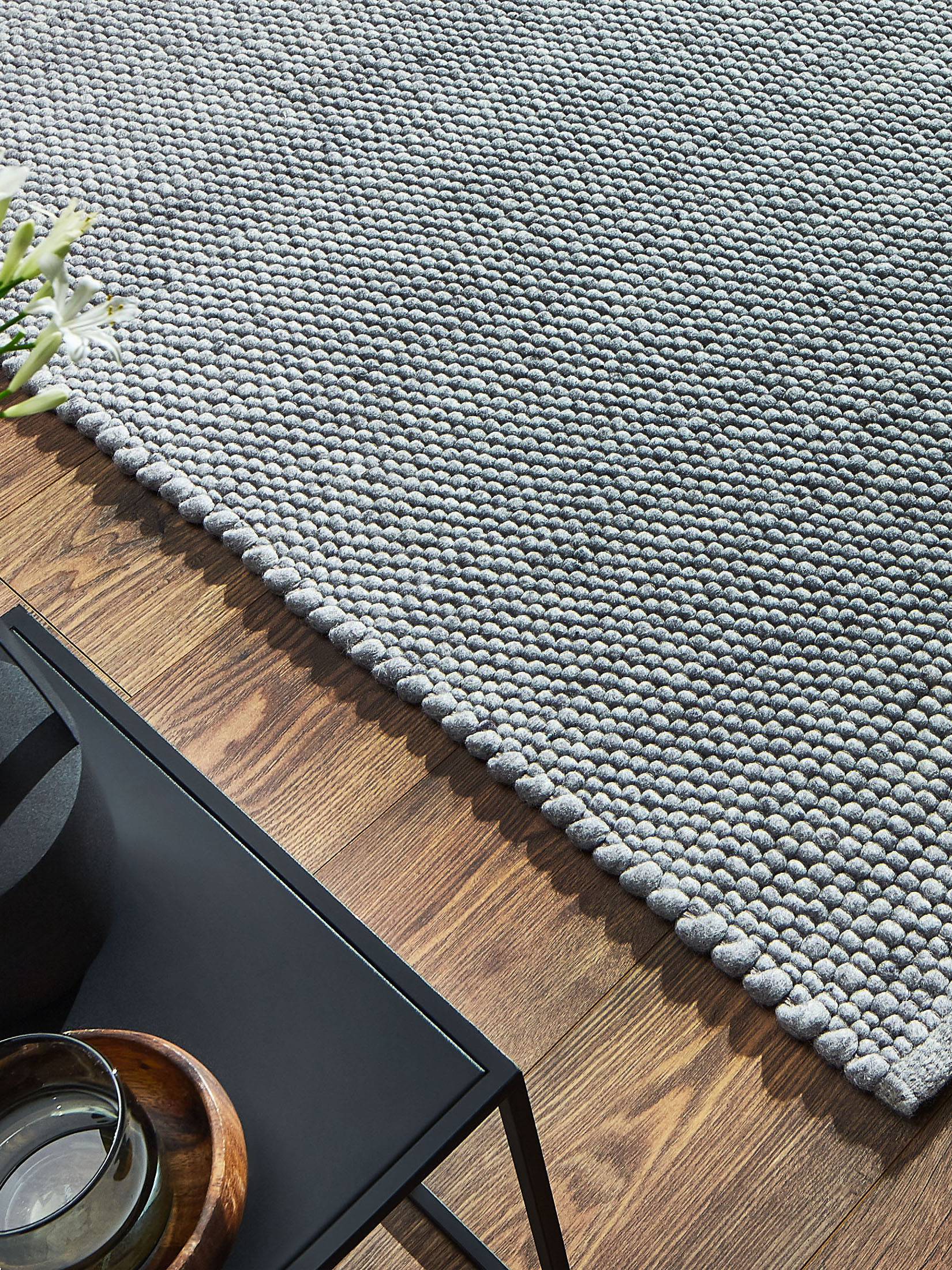 Hedesunda Woll-Teppich, Grey