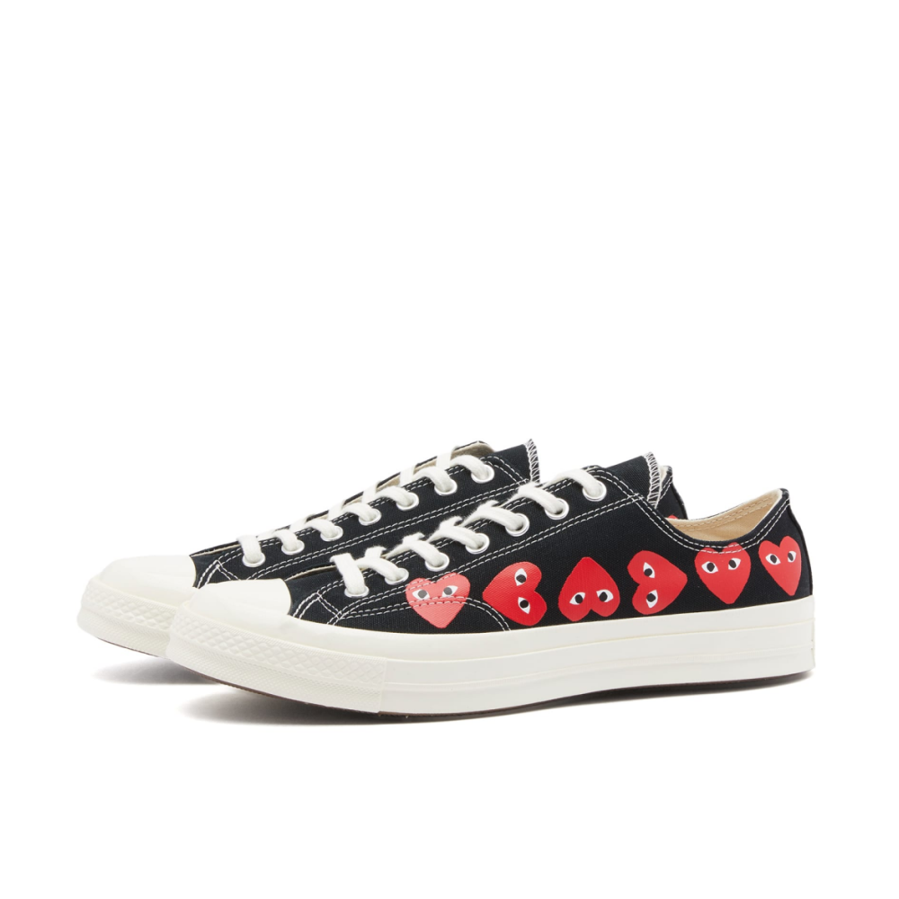Comme des Garcons Play Multi Heart Low P1K126-1 / schwarz