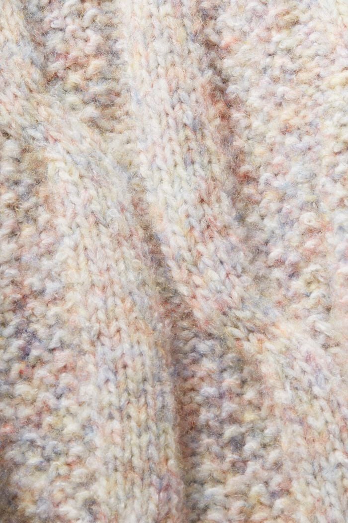 Rollkragenpullover im Zopfstrick-Design