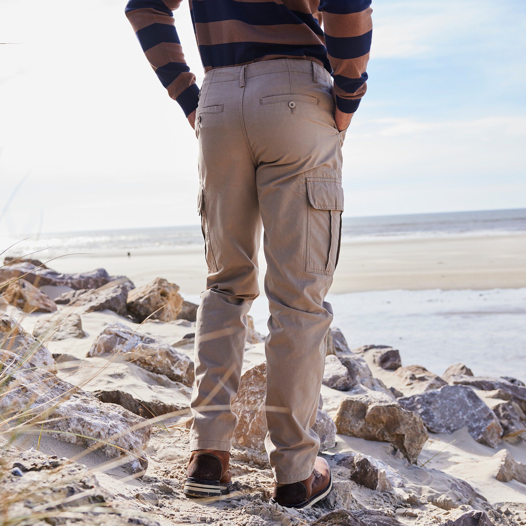 Pantalon battle en toile coton