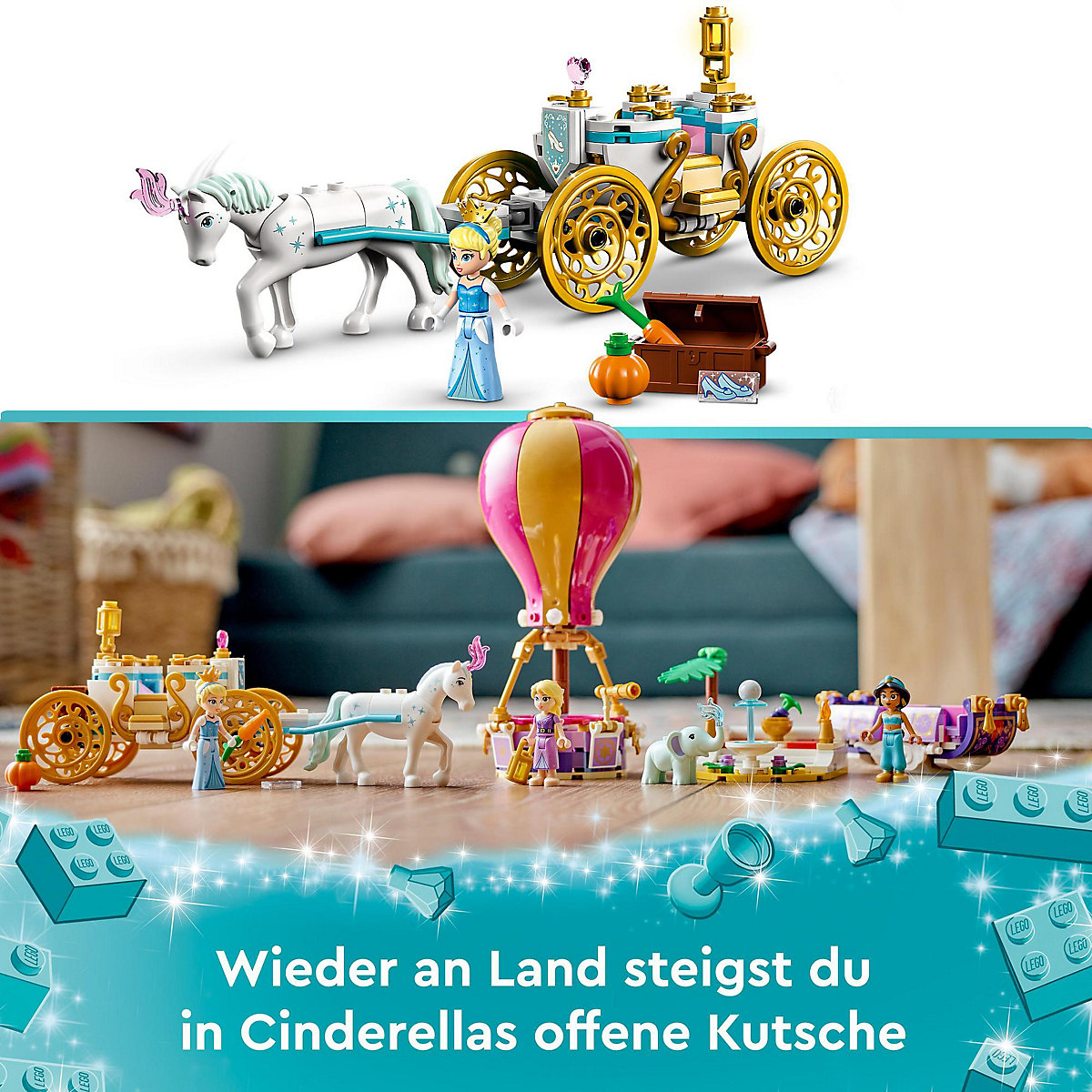 LEGO®   43216 Prinzessinnen auf magischer Reise