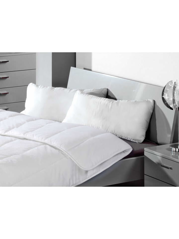Wolkenkind Microfaser Kopfkissen SLEEP AND DREAM in Weiß günstig kaufen 40 x 80 cm