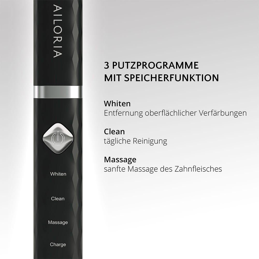 Ailoria Flash Travel Set Schallzahnbürste Schwarz