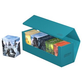 Ultimate Guard Arkhive 400+ XenoSkin Monocolor Petrolblau
