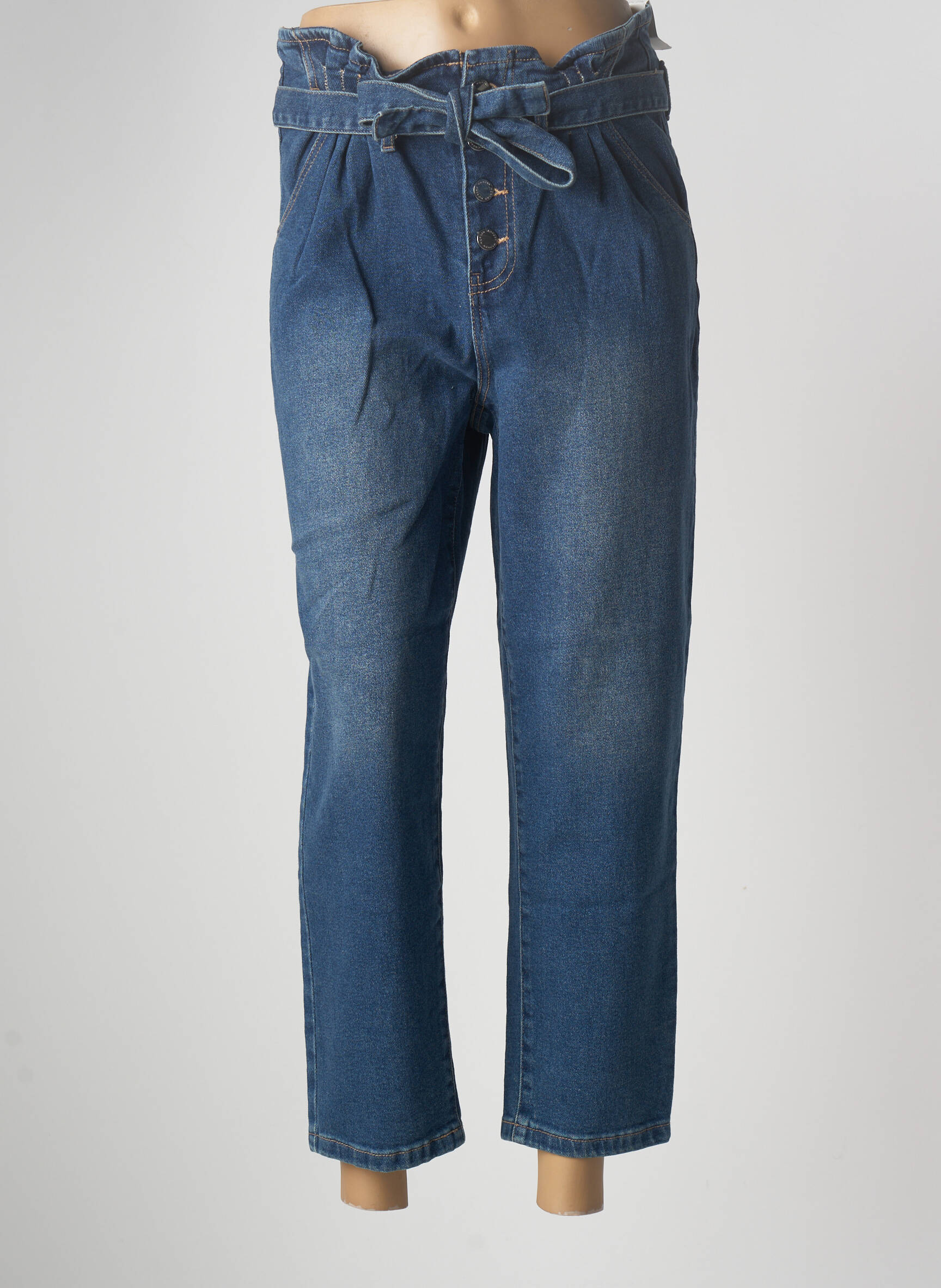Morgan Jean Mom Femme couleur bleu