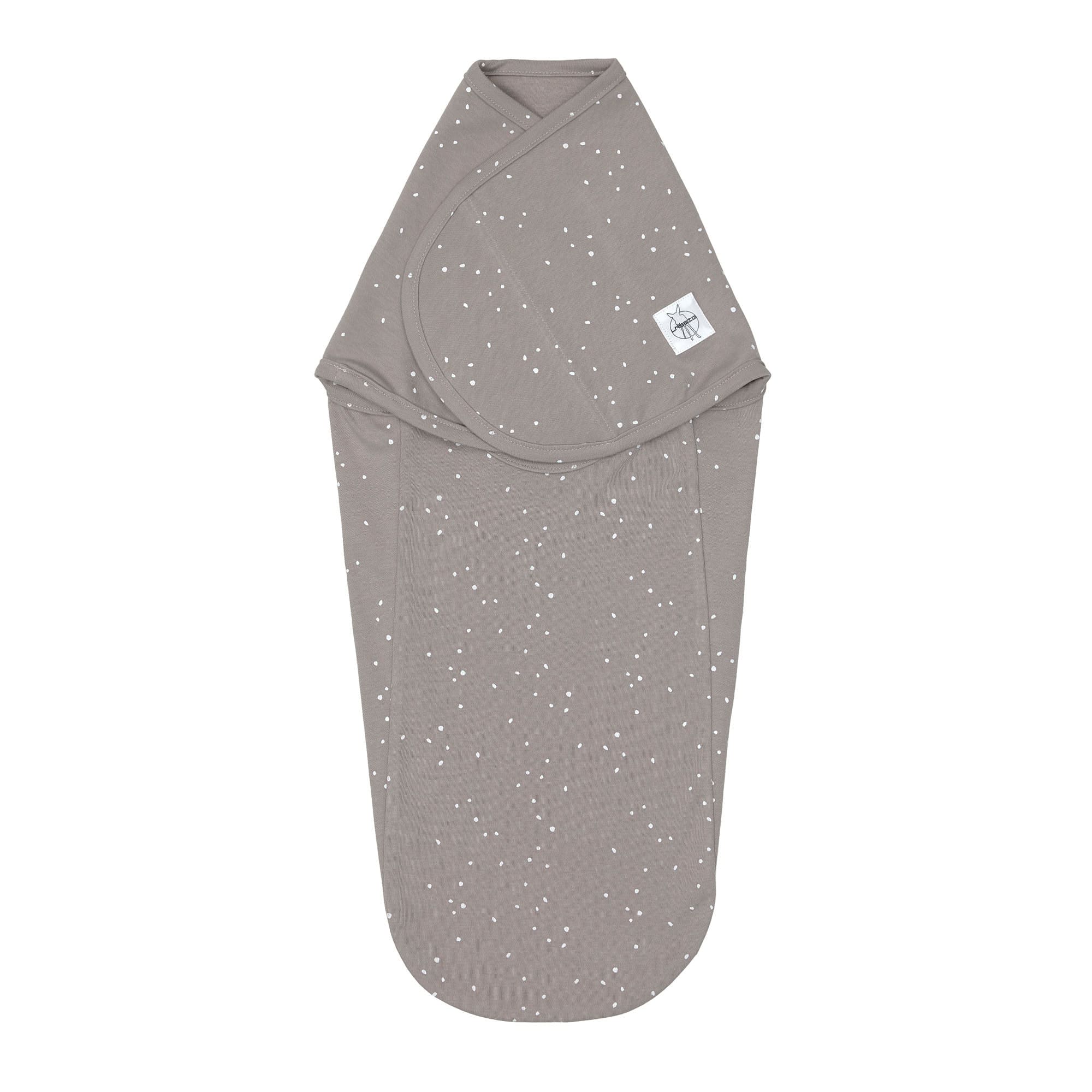 Pucksack - Bio Baumwolle, Sprinkle Taupe, Grau