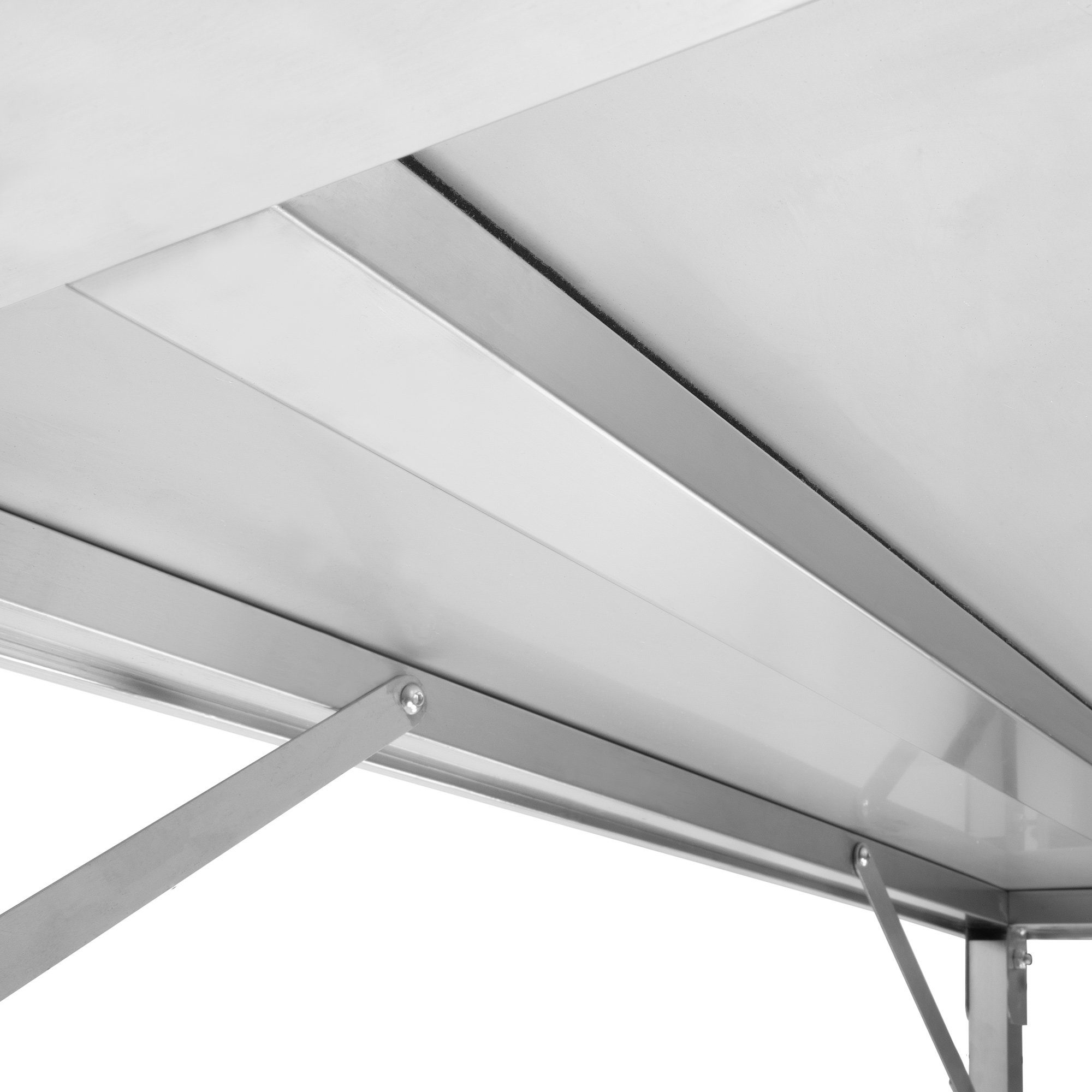 Mahlzeit Küchentisch Edelstahltisch, 120 x 70 x 80 cm, Arbeitstisch, Küchentisch (1-St), verstellbare Füße