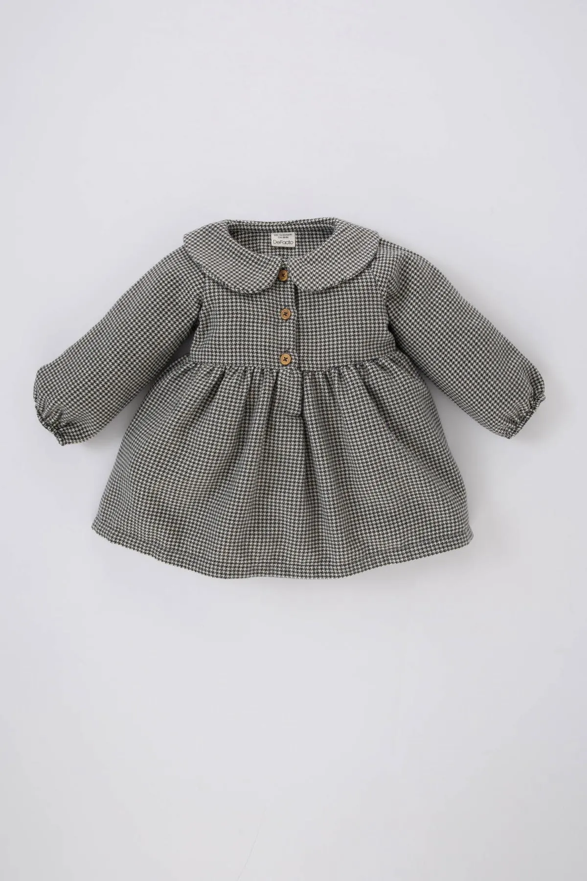 DeFacto  Kariertes Langarmkleid für Babys