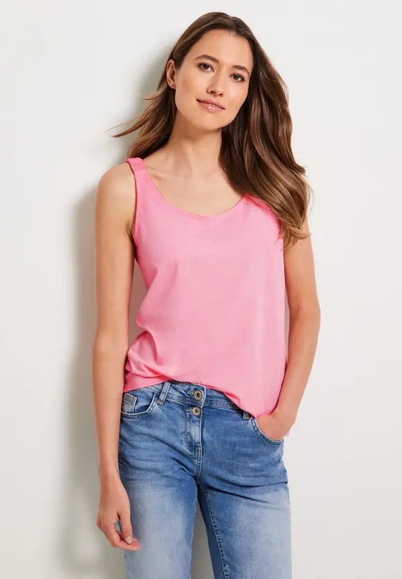 CECIL Jersey Top in Unifarbe