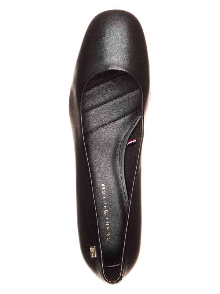 Tommy Hilfiger Shoes Leder-Pumps in Schwarz günstig kaufen 39