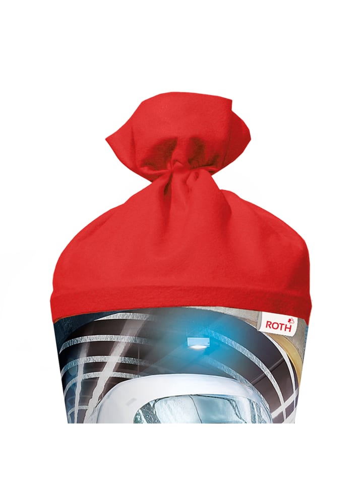 ROTH Schultüte groß Schnellzug 70 cm, Glanzfolie in Rot günstig kaufen onesize