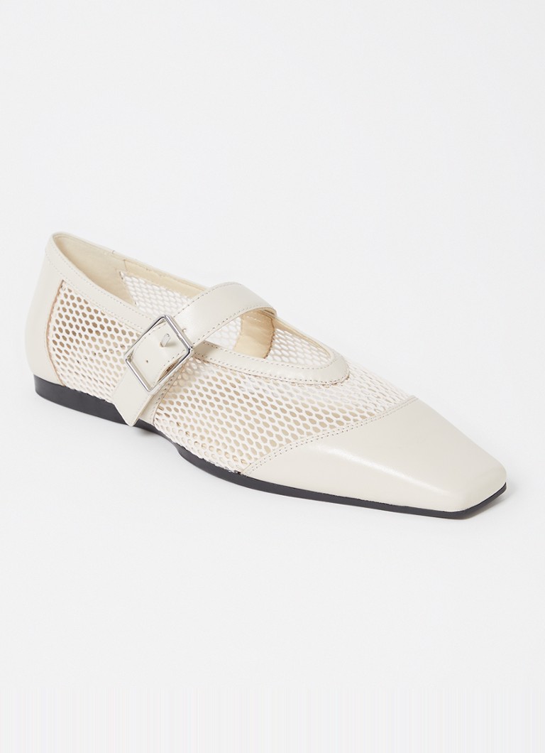 Ballerina Wioletta in rete con dettagli in pelle di Vagabond Shoemakers