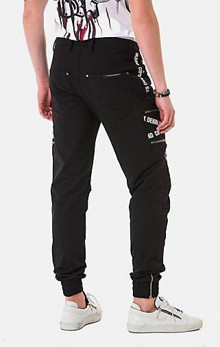 Cipo & Baxx Cargo-Hose mit trendigen Markenschriftzügen