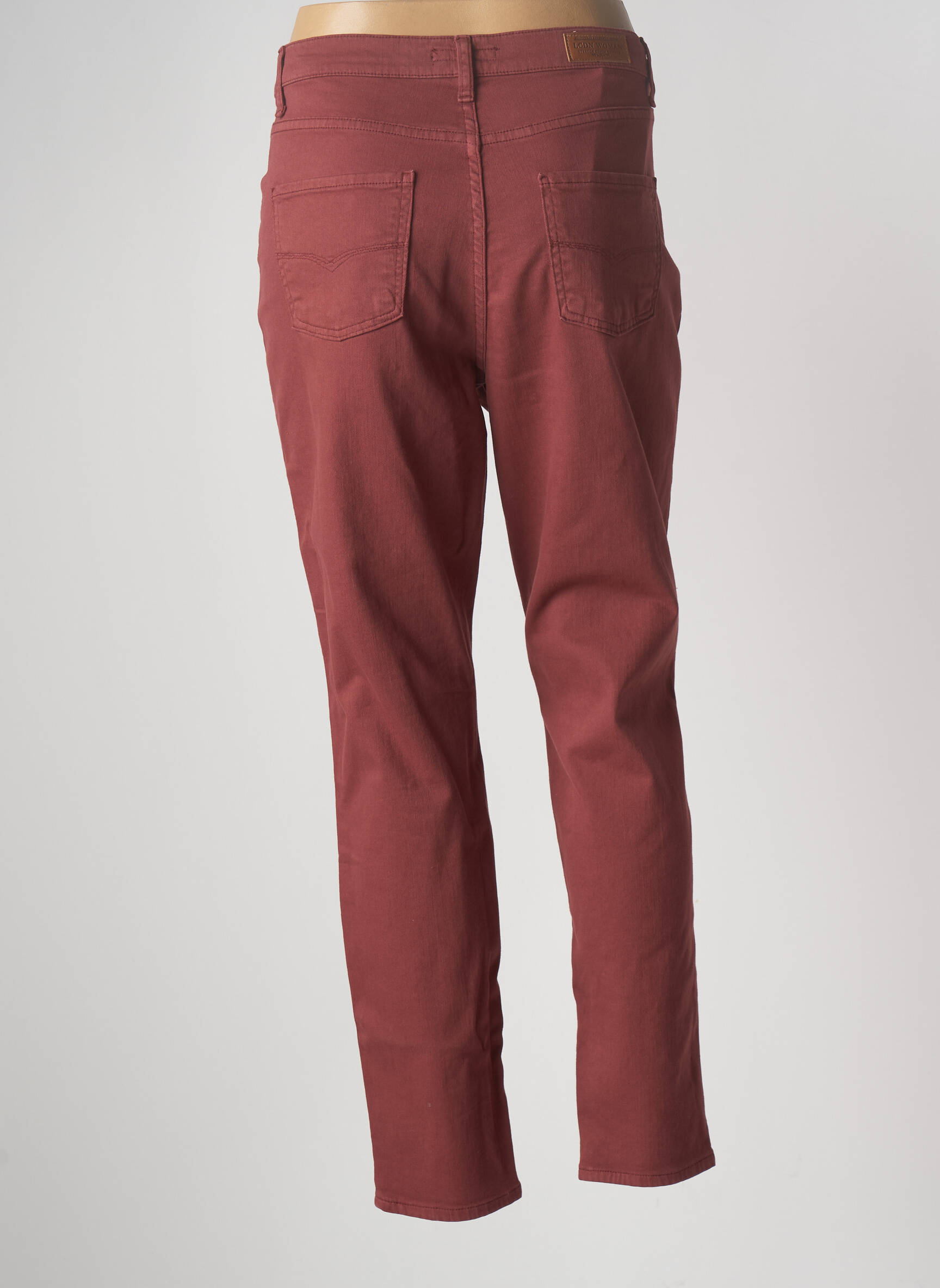 Lcdn Jeans Coupe Slim Femme couleur marron