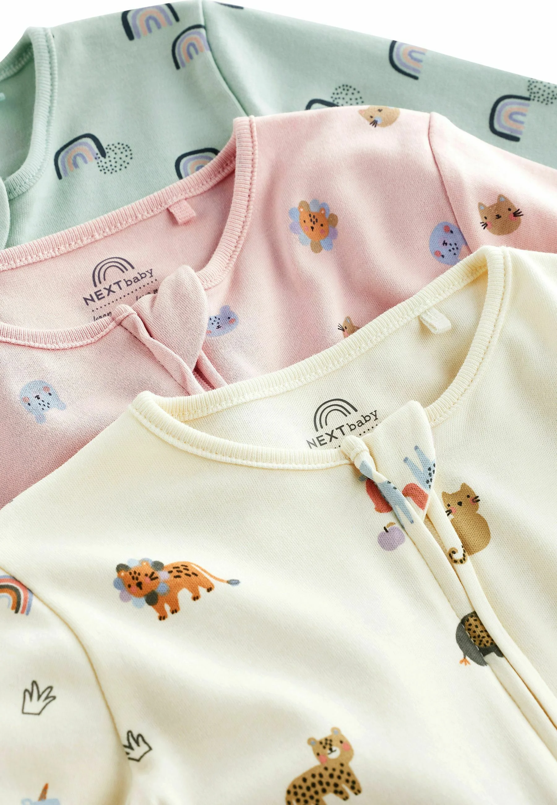 Siguiente PAQUETE DE 3 PIJAMAS SIN PIES CON CREMALLERA - Mono