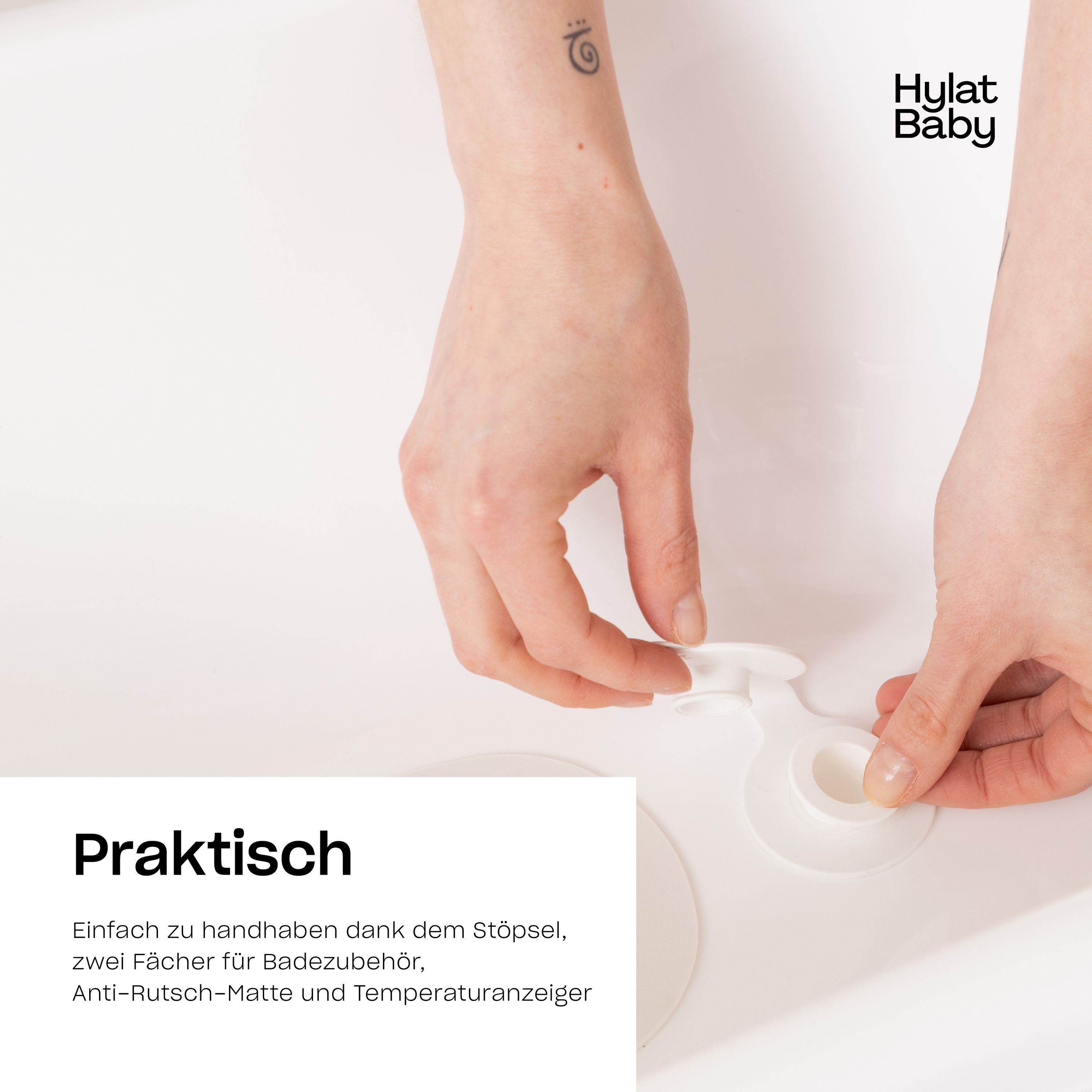 Hylat Baby Babybadewanne Produkte für Kinder, (Set)