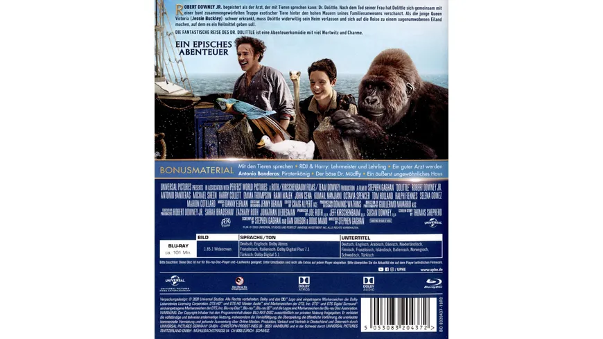 Die fantastische Reise des Dr. Dolittle
