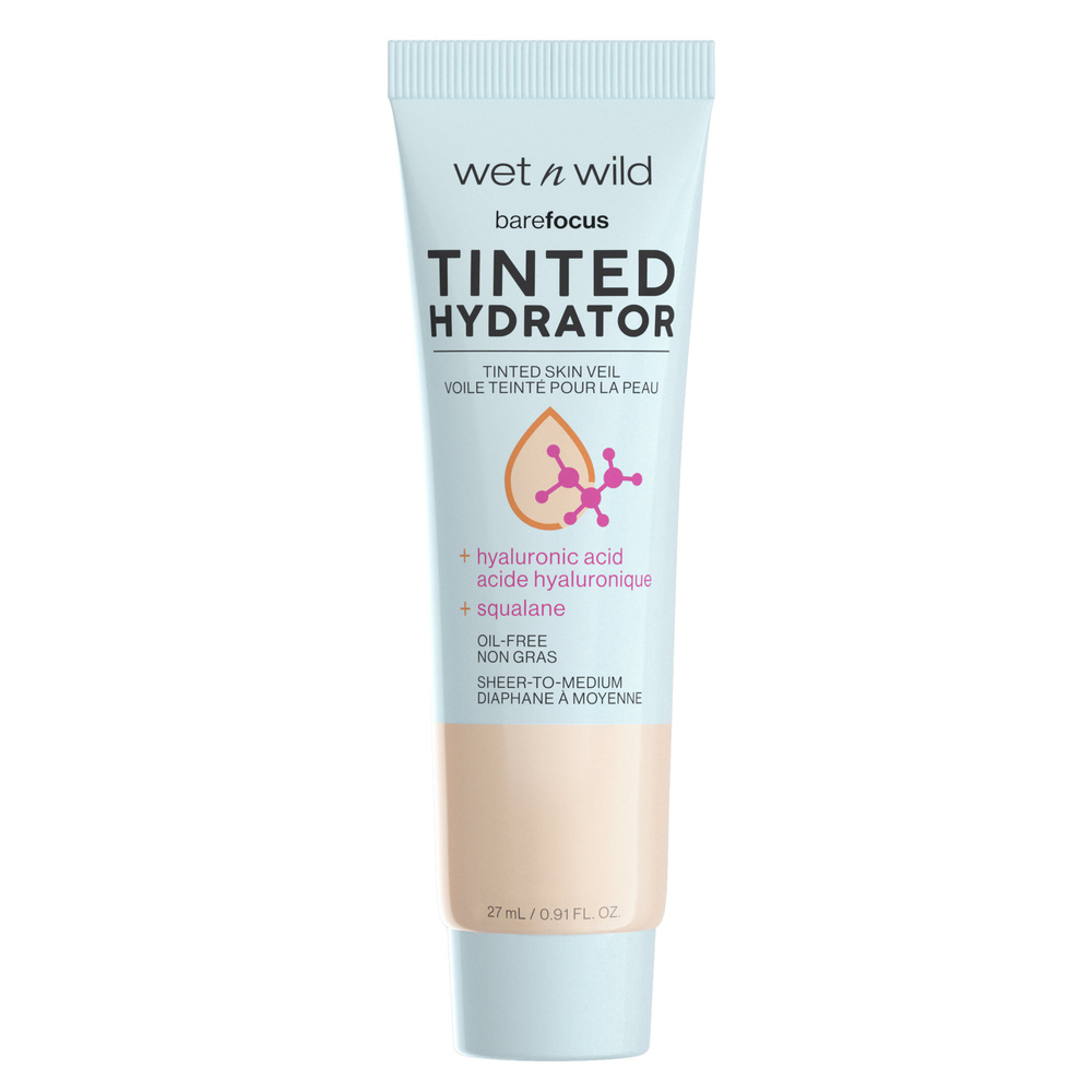 wet n wild BARE FOCUS TINTED HYDRATOR - Light Medium Hydratant teinté