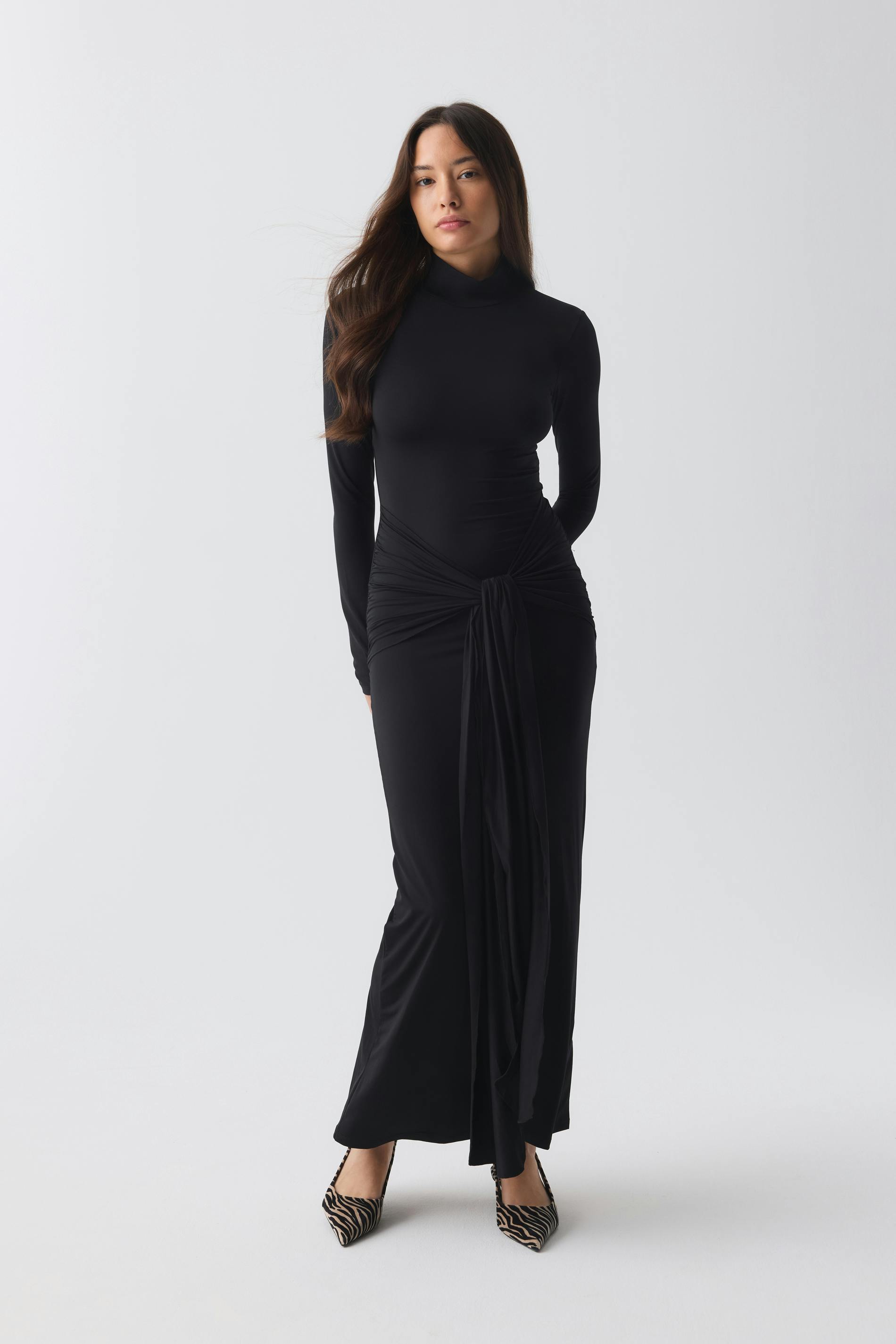 Tie front dress