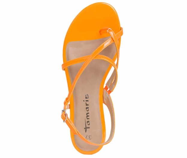 TAMARIS Riemchen Sandalen orange TAMARIS TREND