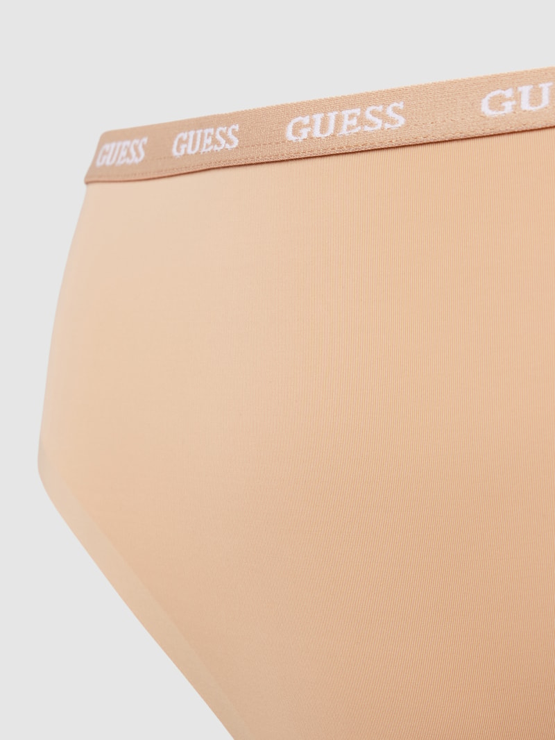 Slip mit elastischem Logo-Bund Modell 'DARCEY BRIEF' in beige