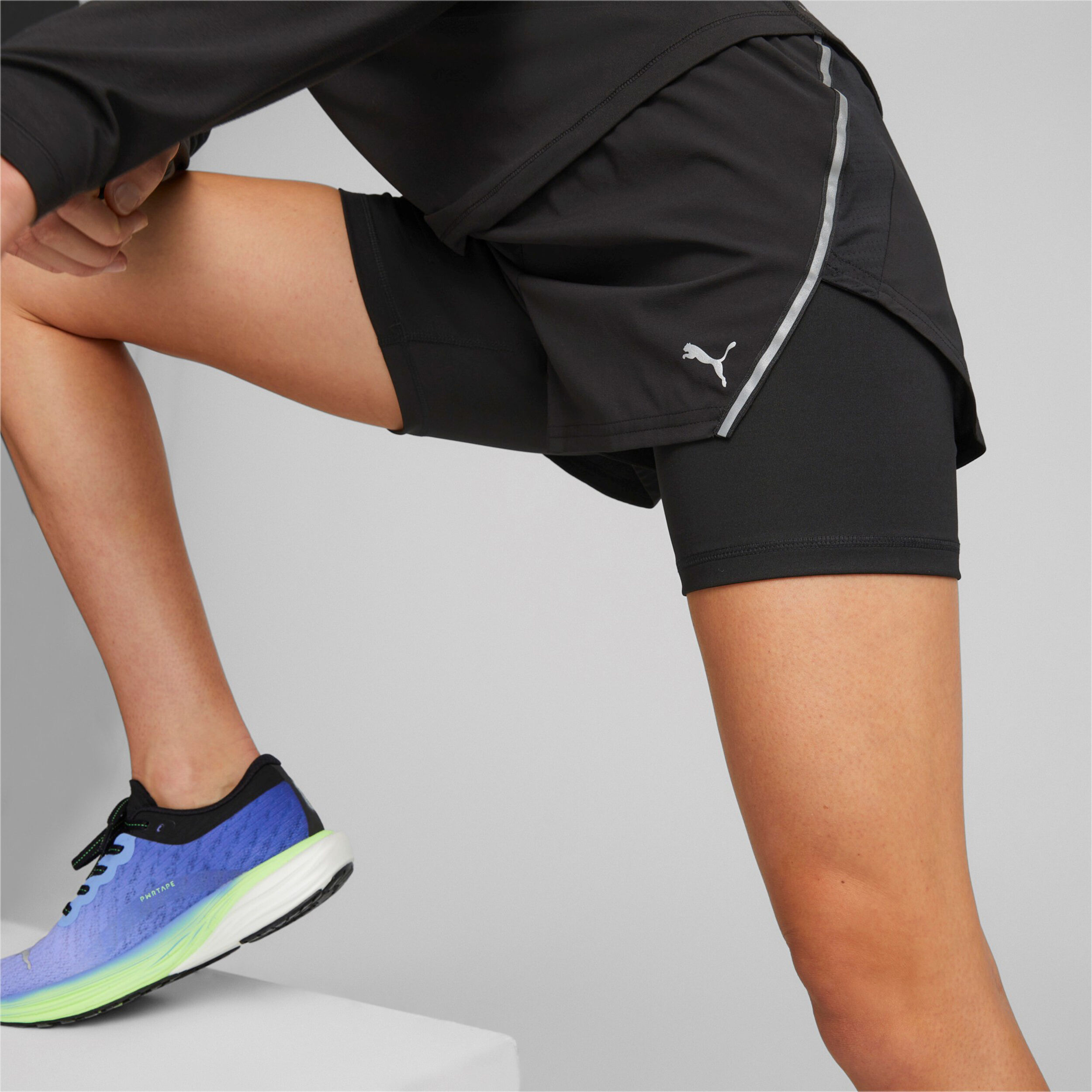 Run 2in1 Shorts Damen - Schwarz
