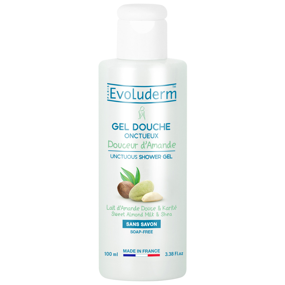 evoluderm Douceur d'Amande Gel douche Onctueux - 100 ml