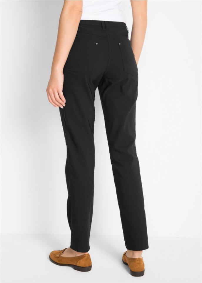 Bengalin-Stretch-Hose mit Bequembund, Straight