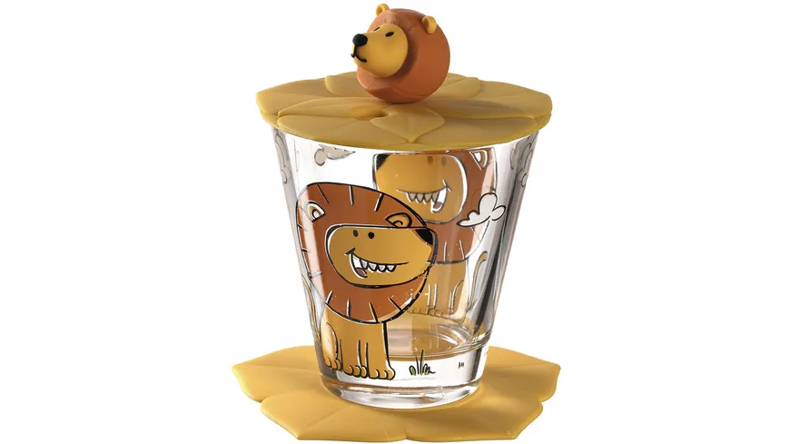 LEONARDO Kindertrinkset Bambini Löwe 3-teilig