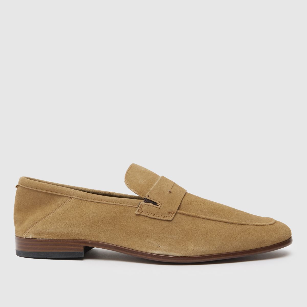 Schuh – Randy – Ofodrade loafers i stenfärgad färg
