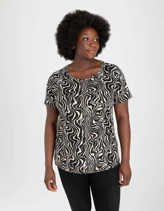 T-Shirt - Allover-Muster