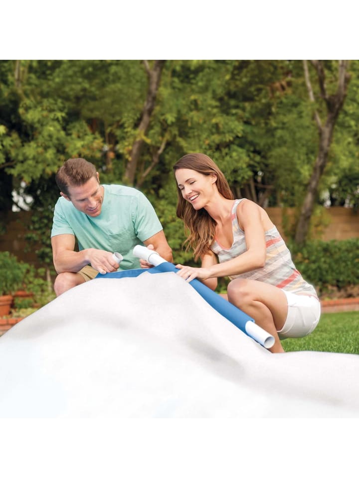 Intex Metal Frame Pool mit Überdachung (183x38cm) in blau günstig kaufen onesize