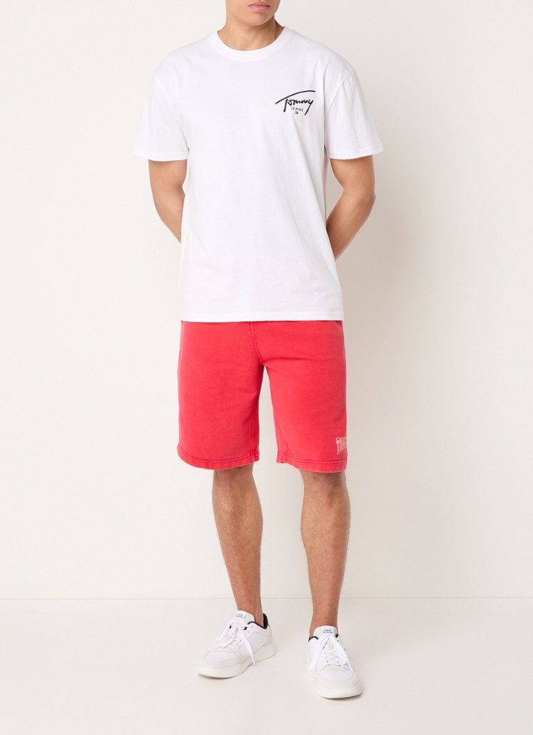 Pantaloni scurți sport, largi, cu logo-ul arhivei Tommy Hilfiger