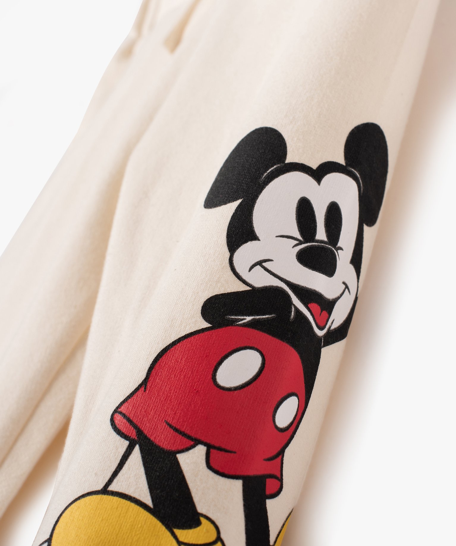 Pantalon en molleton imprimé Mickey bébé Garçon - DS ecru | GEMO