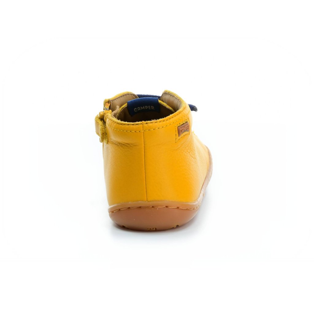 Camper Peu Cami Sella Desk Yellow (90019-100) gelbe Mid Cut Barfußschuhe