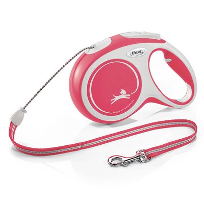 flexi New Comfort Seil-Leine rot, 8 m