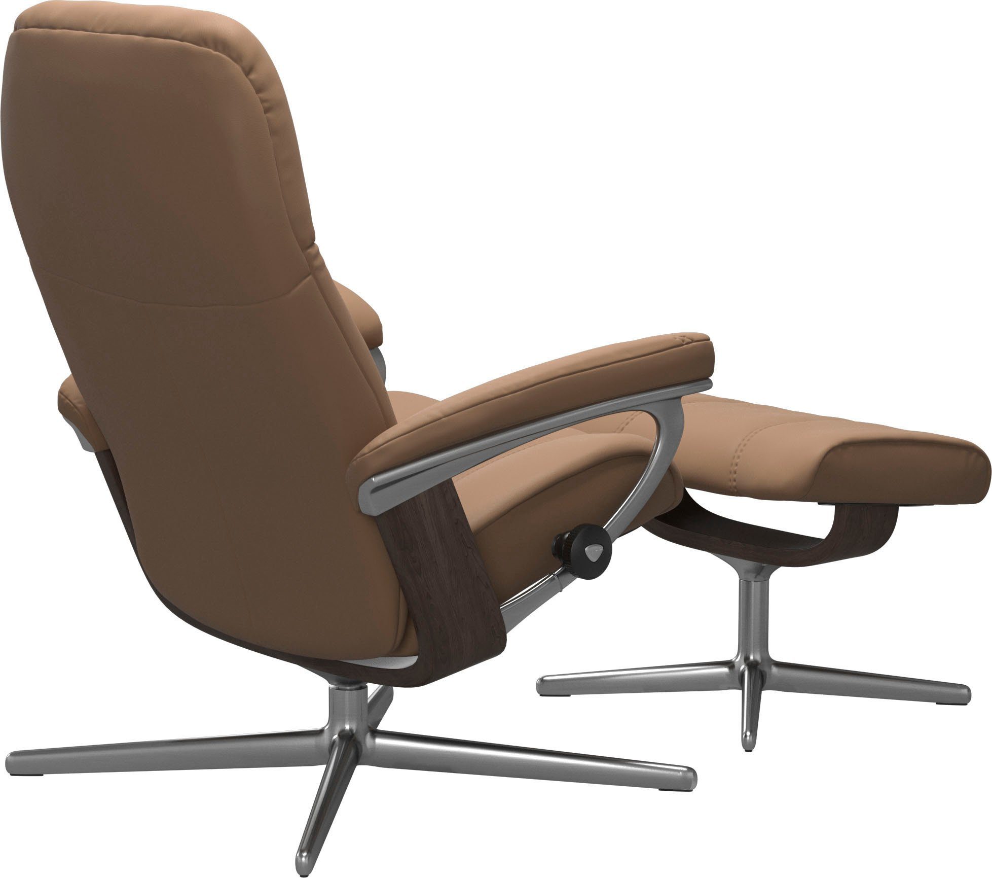 Stressless® Relaxsessel Consul, mit Cross Base, Größe S, M & L, Holzakzent Wenge