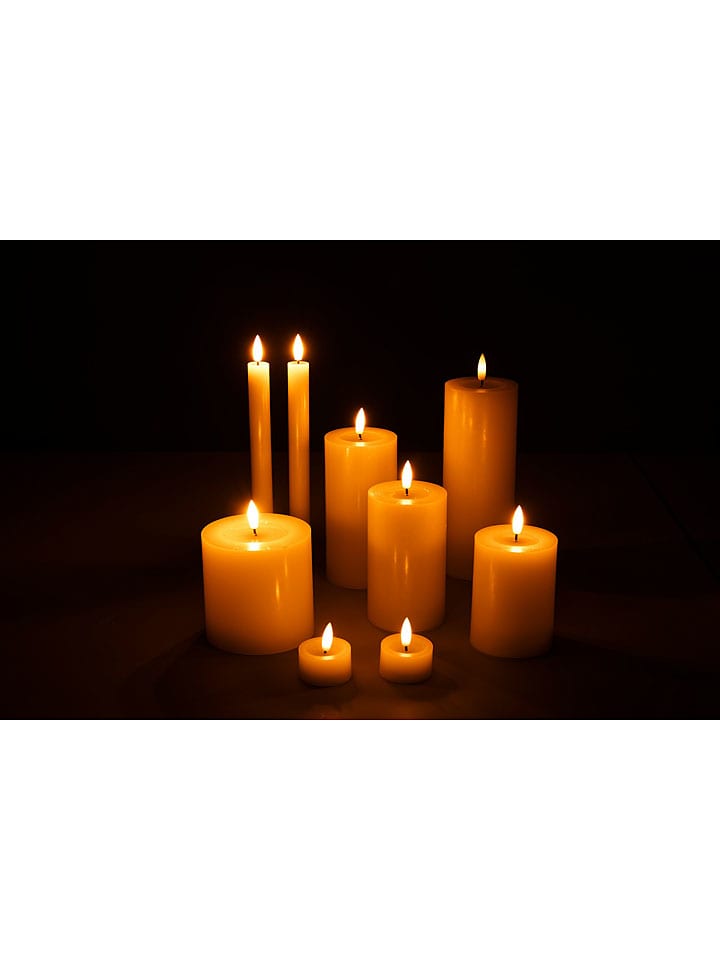 Lifa Living 9er-Set: LED-Kerzen in Creme günstig kaufen onesize